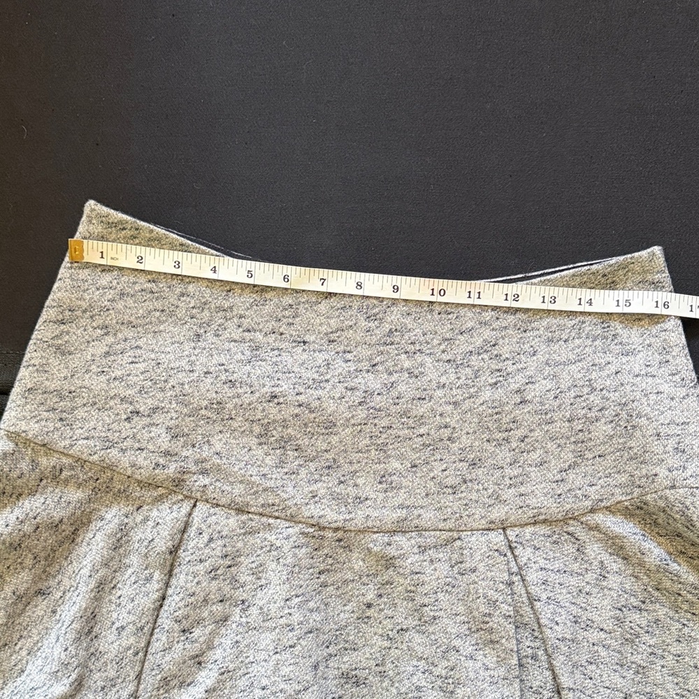 Derek Lam 10 Crosby Heathered Gray Skater Skirt - Picture 3 of 6